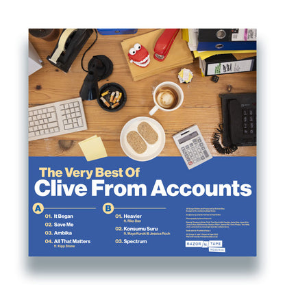 Clive From Accounts - The Very Best of Clive From Accounts - 12" Vinyl LP, Back Cover