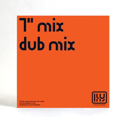 Comb Edits - Por Amor - 7 Inch Vinyl, Back Cover