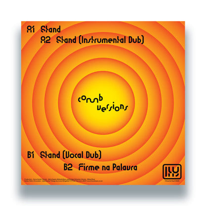 Comb Versions - Stand [12 Inch Vinyl, I Travel To You, Back Cover]
