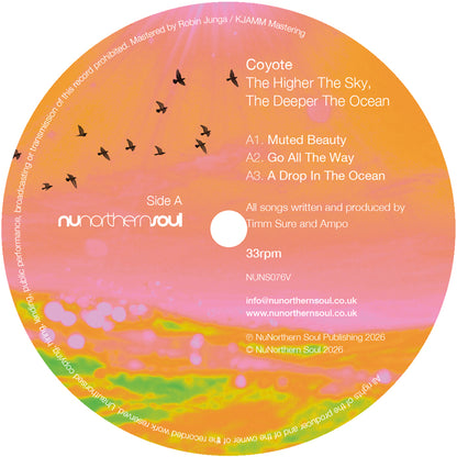 Coyote - The Higher The Sky, The Deeper The Ocean [12 Inch Vinyl EP, NuNorthern Soul Records, Side A]