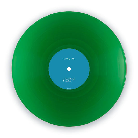 Cratebug - Cratebug Edits - 12" Green Vinyl, Front Cover