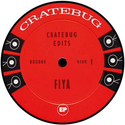 Cratebug - Cratebug Edits - BUG004 [12" Vinyl, Red, Side 1]