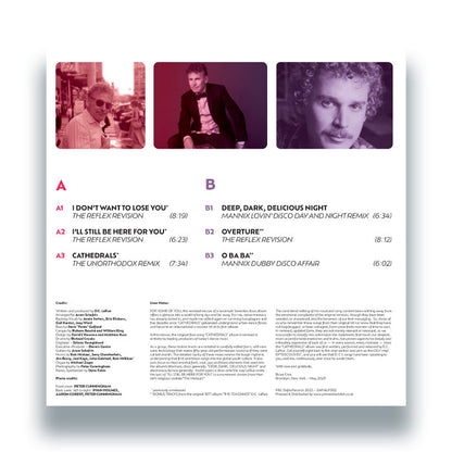 D.C. LaRue - Ca-The-Drals - Transformation [12 Inch Vinyl Mini LP, Dafia Records, Back Cover]