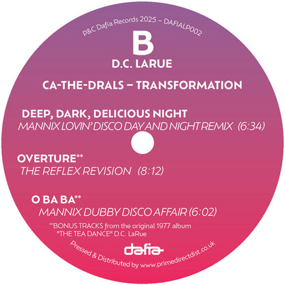 D.C. LaRue - Ca-The-Drals - Transformation [12 Inch Vinyl Mini LP, Dafia Records, Side B]