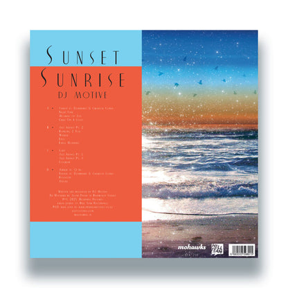DJ MOTIVE - Sunset Sunrise - 12" Vinyl, Double LP, Back Cover