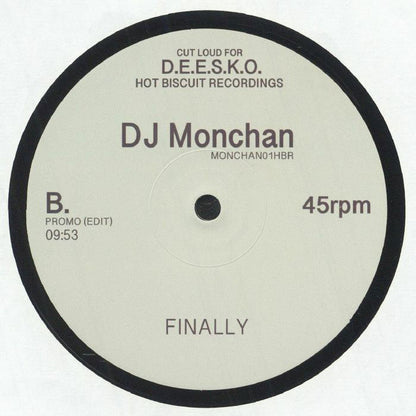 DJ Monchan - Silent Dub/Finally - 12" Vinyl, Side B