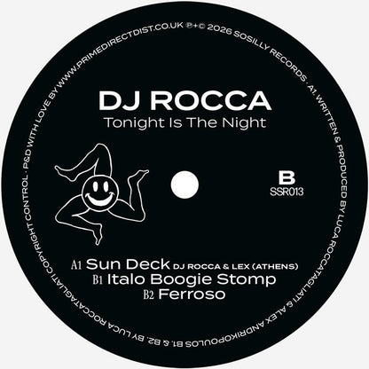 DJ Rocca - Tonight Is The Night [12 Inch Vinyl, Sosilly Records, Side B]