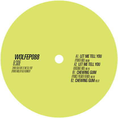 DJ Soch - Let Me Tell You EP [12 Inch Vinyl, WOLF Music, Side B]