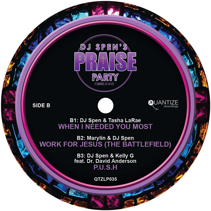 DJ Spen Presents - The Praise Party [2x12 Inch Vinyl, Double LP Album, Quantize Recordings, Side B]