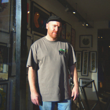 Nothing Ventured Vinyl Dragon T-Shirt, Front Side