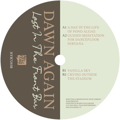 Dawn Again - Lost In The Front Bar EP [12" Vinyl in Picture Sleeve, Hell Yeah Recordings, Side B]