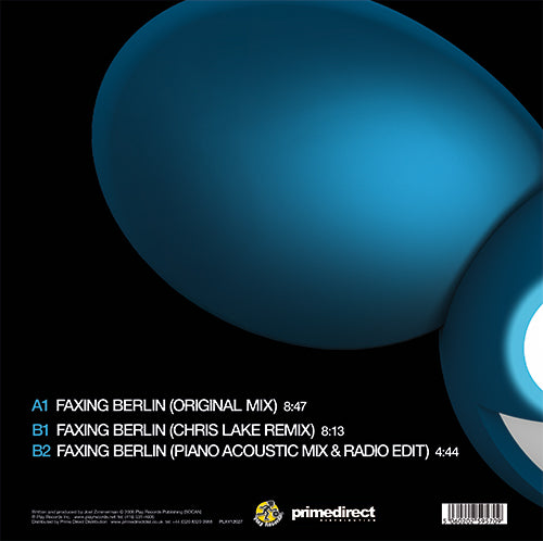 Deadmau5 - Faxing Berlin [12 Inch Vinyl, Play Records, Back Cover]