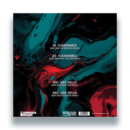 Deep Dish - Flashdance / Say Hello - 12" Vinyl, Back Cover