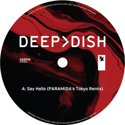 Deep Dish - Say Hello (PARAMIDA Remixes) [12 Inch Vinyl, Armada Music, Side A]