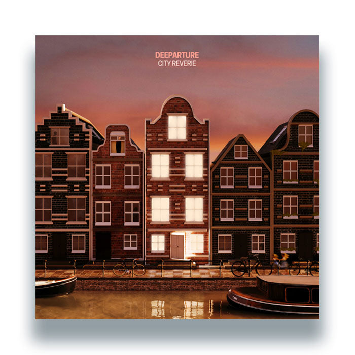 Deeparture - City Reverie [12 Inch Vinyl LP Album, Zerothree Records, Front Cover]