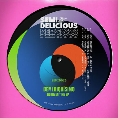 Demi Riquísimo - No Given Time EP [12 Inch Vinyl, Semi Delicious, Side B]