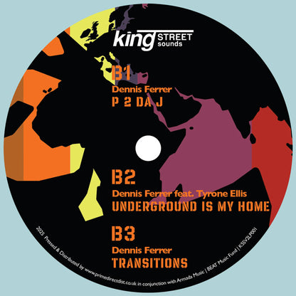 Dennis Ferrer - The World As I See It [2x12" Vinyl LP, Sky Blue, Side B]