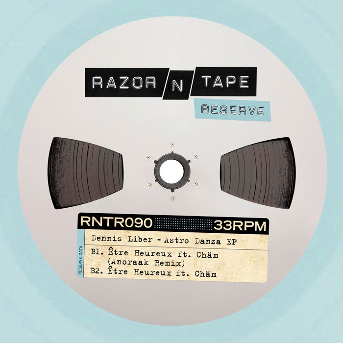 Dennis Liber - Astro Danza EP [12 Inch Aqua Blue Vinyl, Razor-N-Tape Reserve, Side B]