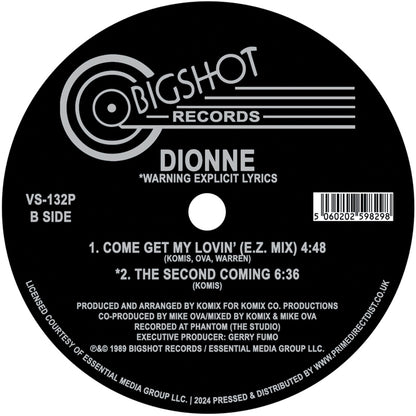 Dionne - Come Get My Lovin' [12 Inch Vinyl, Bigshot Records, Side B]