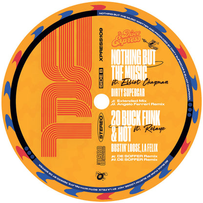 Dirty Supercar, Elliot Chapman, Angelo Ferreri, Bustin' Loose, Relaye, DE SOFFER, La Felix – XPRESS Singles Vol.2 [12 Inch Vinyl, The Disco Express, Side B]
