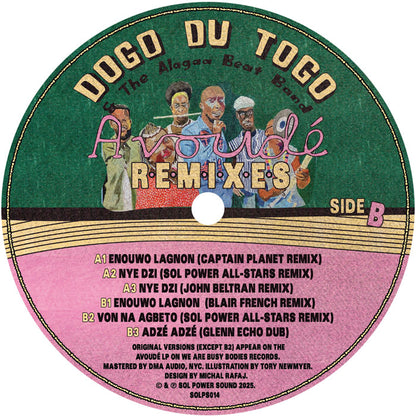 Dogo du Togo & the Alagaa Beat Band – Avoudé Remixes - 12" Vinyl, Side B