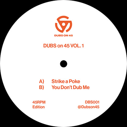Dubs On 45 - Dubs On 45 Vol. 1 [12 Inch Vinyl, Side A]