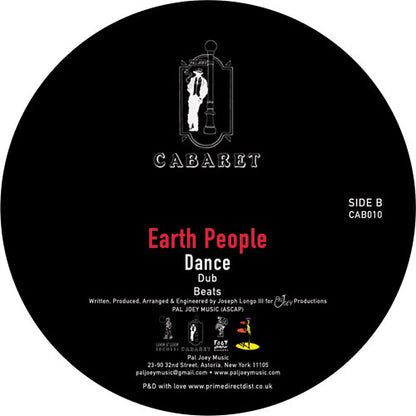 Earth People - Dance [12 Inch Vinyl, Re-issue, Cabaret Records Side B]