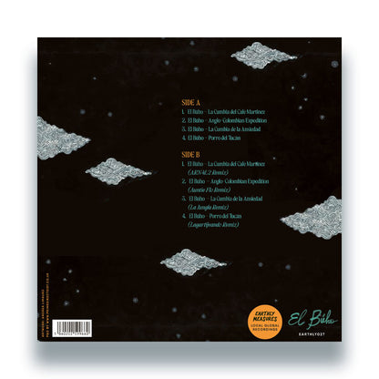 El Buho - Cumbias Imaquinarias Remixes [12" Vinyl LP, Black, Back Cover]