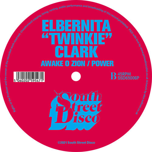 Elbernita “Twinkie” Clark - Awake O Zion / Power [12 Inch Vinyl, South Street Disco, Side B]