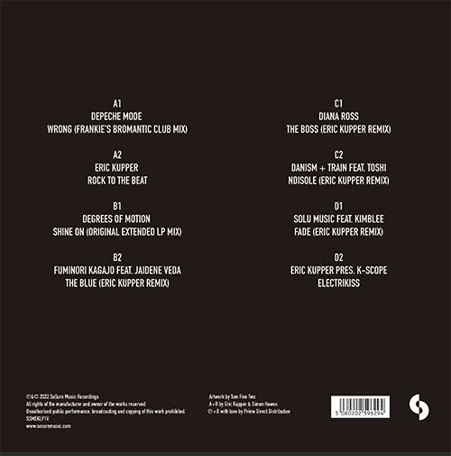Eric Kupper - A Lifetime In Dance Music [2x12 Inch Vinyl, Double LP, SoSure Music, Back Cover]