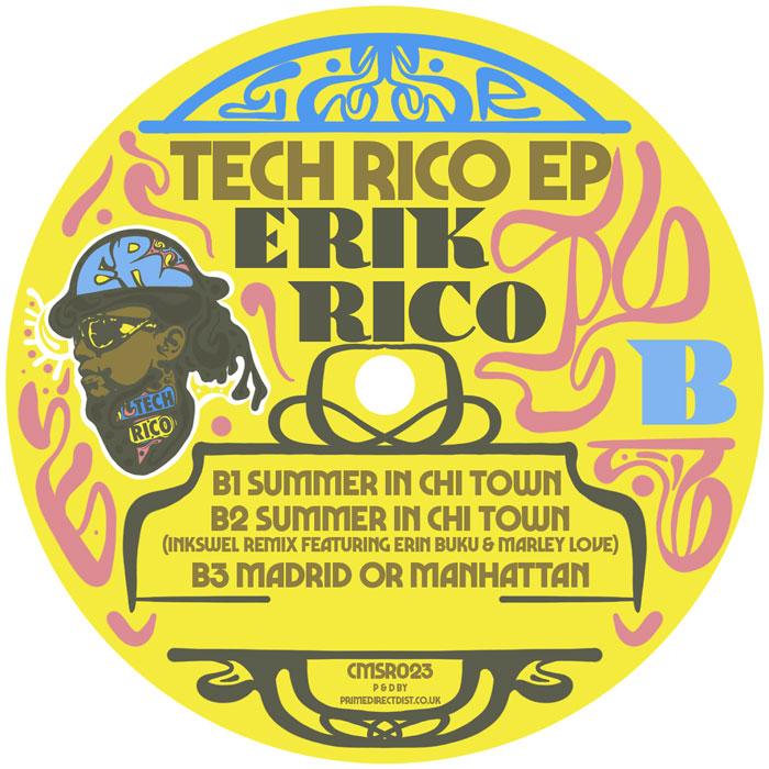 Erik Rico - Tech Rico EP [12 Inch Vinyl, Cosmocities Records, Side B]