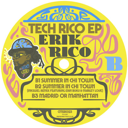 Erik Rico - Tech Rico EP [12 Inch Vinyl, Cosmocities Records, Side B]