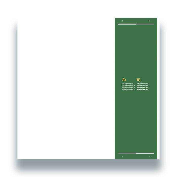 Exotic Gardens - Afternoon Dubs [12 Inch Vinyl LP, Pinchy & Friends, Back Cover]