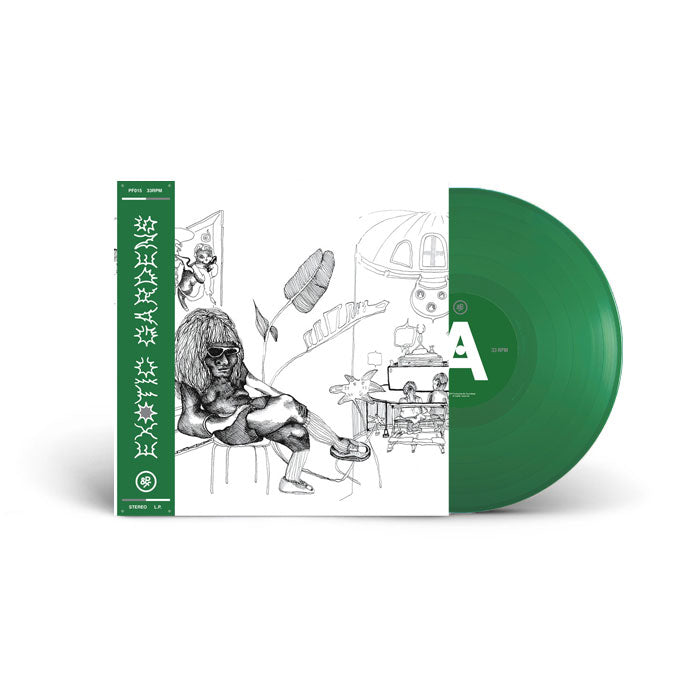 Exotic Gardens - Morning Dubs [12" Green Vinyl, Pinchy & Friends, Front Cover]