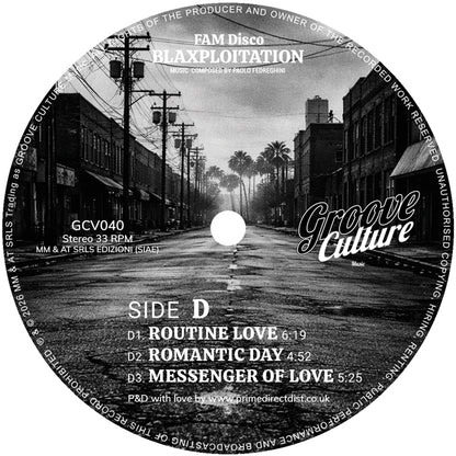 FAM Disco - Blaxploitation [2x12 Inch Vinyl, Groove Culture, Double LP Album, Side D]