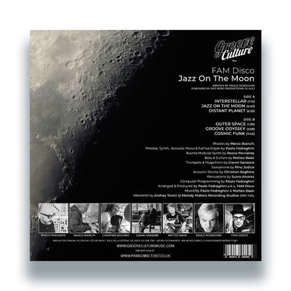 FAM Disco - Jazz On The Moon EP - 12" Vinyl LP, Back Cover