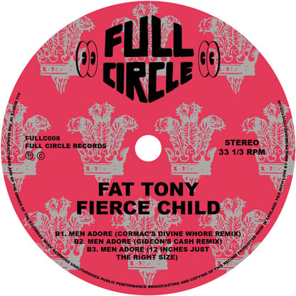 Fat Tony & Fierce Child - Men Adore (The Mixes) - 12" Vinyl, Side B