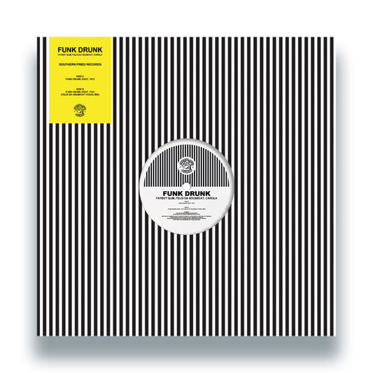 Fatboy Slim / Felix Da Housecat / Carola - Funk Drunk [12 Inch Vinyl, Southern Fried Records, Front Cover]