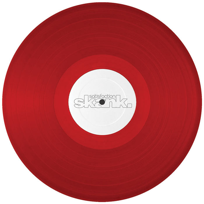 Fatboy Slim & The Rolling Stones - Satisfaction Skank [12 Inch Red Vinyl, Southern Fried Records, Front]