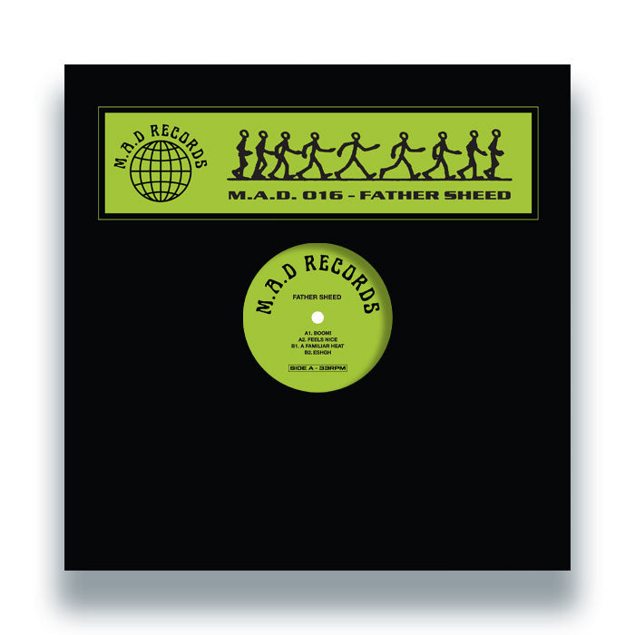 Father Sheed Boom! EP - M.A.D RECORDS 016 [12 Inch Vinyl, Front Cover]