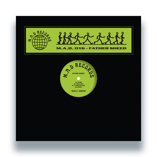 Father Sheed Boom! EP - M.A.D RECORDS 016 [12 Inch Vinyl, Front Cover]