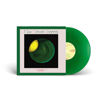 Five Green Moons - Moon 1 - 12" Vinyl LP, Trans Green, Front Cover