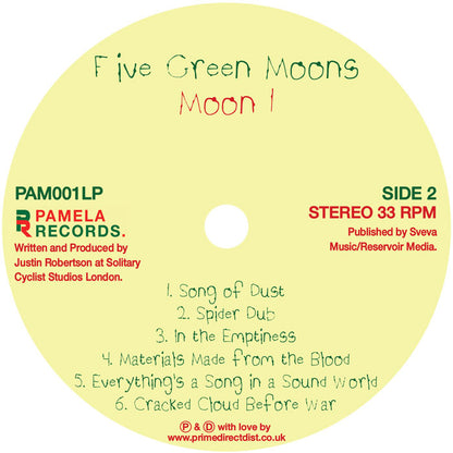 Five Green Moons - Moon 1 - 12" Vinyl LP, Trans Green, Side 2