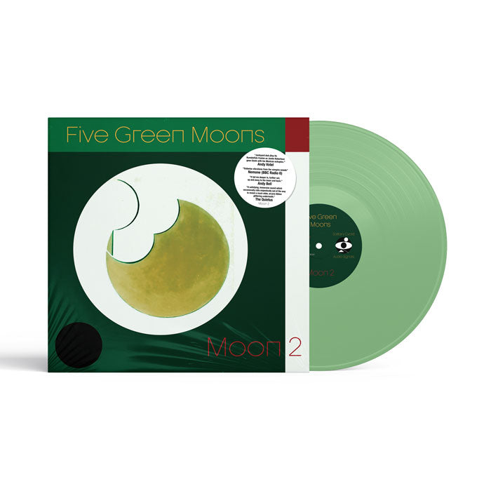 Five Green Moons - Moon 2 [12 Inch Green Vinyl LP, Solitary Cyclist, Front Cover]