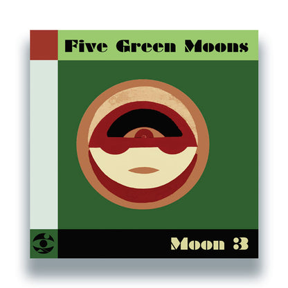 Five Green Moons - Moon 3 [12 Inch Vinyl LP, Solitary Cyclist Records, Front Cover]