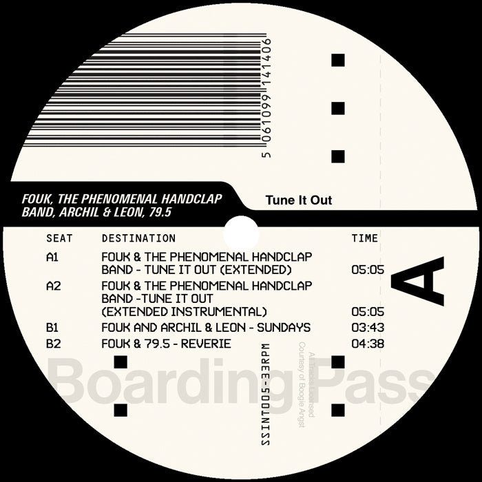 Fouk / The Phenomenal Handclap Band / Archil & Leon / 79.5 - Tune it Out [12 Inch Vinyl, South Street International Records, Side A]