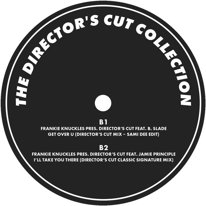 Frankie Knuckles & Eric Kupper - The Director’s Cut Collection [2x12" Double LP, SoSure Music, Transparent Black, Side B]