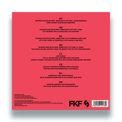 Frankie Knuckles & Eric Kupper - The Director’s Cut Collection Volume Two (LTD Edition White Vinyl) [2x12 Inch Vinyl, Double LP, SoSure Music, Back Cover]