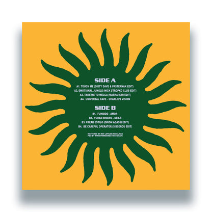 Fundido Presents: Paradise Tempo [12 Inch Vinyl, Universal Cave Records, Back Cover]