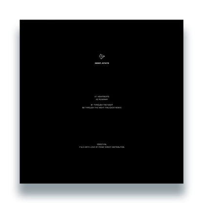 GRUM - Heartbeats [12 Inch Red Vinyl, Deep State Records, Back Cover]